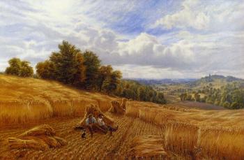 Alfred Glendening : Resting From The Harvest